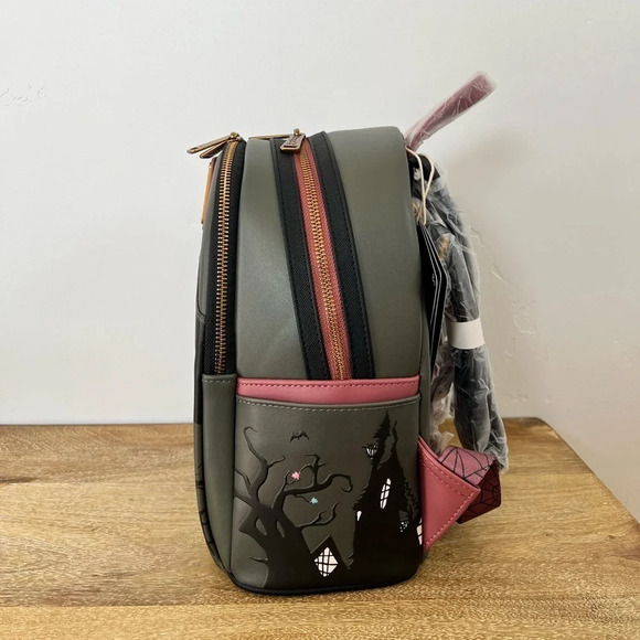 Loungefly Disney Nightmare Before Christmas Spiral Hill Mini Backpack NWT - Picture 3 of 6